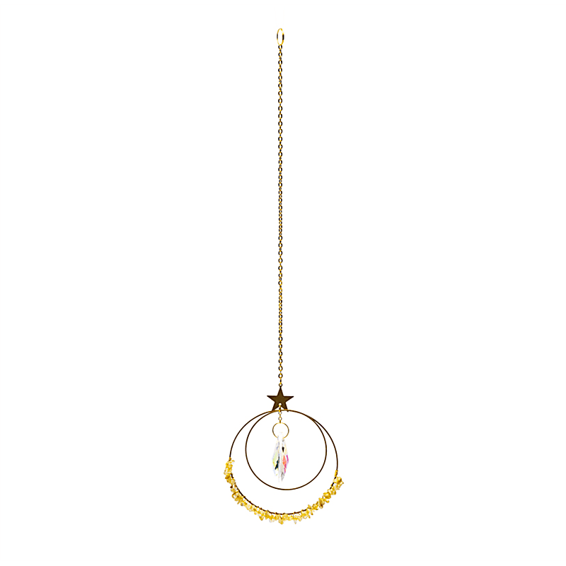 Sonnenfänger „Star Citrine“ – Licht und Freude
