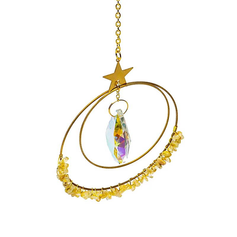 Sonnenfänger „Star Citrine“ – Licht und Freude