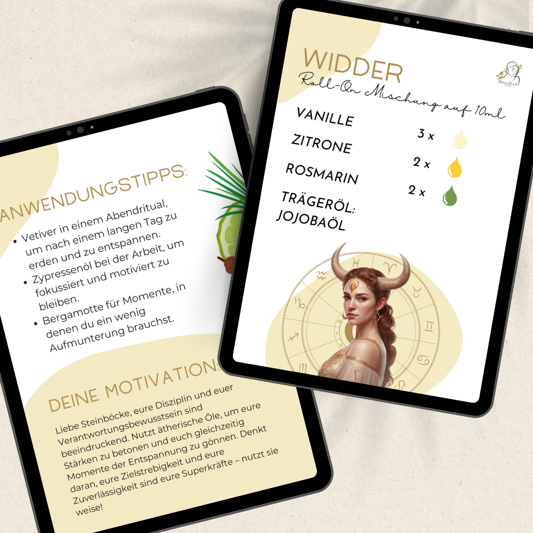 Buch "Aroma Horoskop" + Lesezeichen