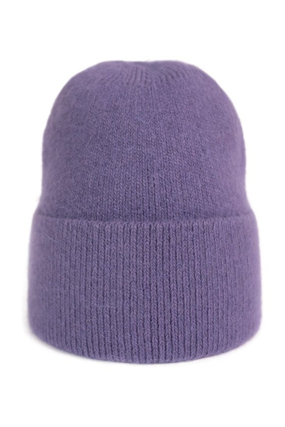 Mütze "Simply" (viele Farben, aus Angora Wolle)