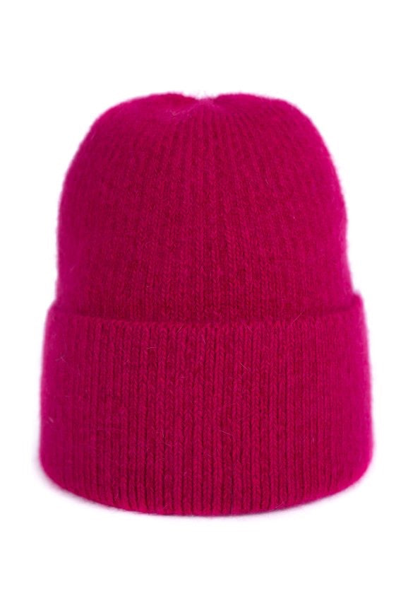 Mütze "Simply" (viele Farben, aus Angora Wolle)