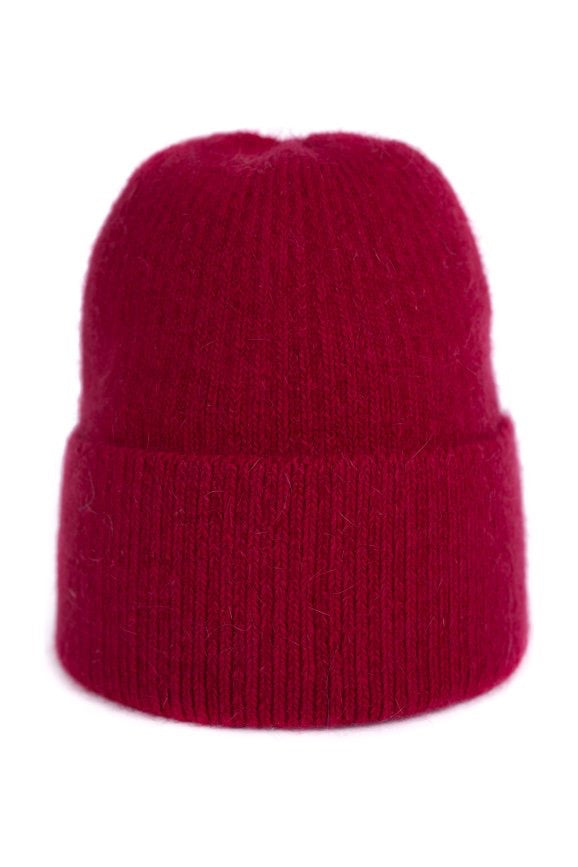Mütze "Simply" (viele Farben, aus Angora Wolle)