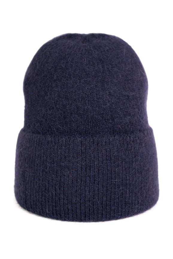 Mütze "Simply" (viele Farben, aus Angora Wolle)