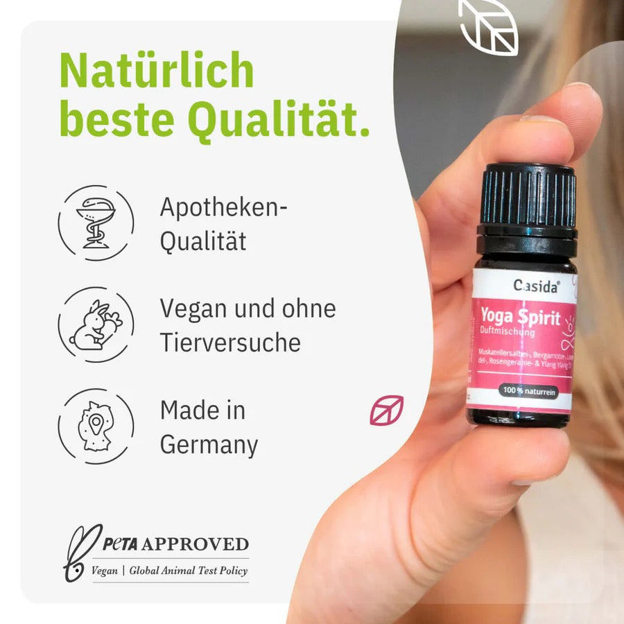 Duftmischung "Yoga Spirit" - Ätherisches Öl 100% Rein (5ml)