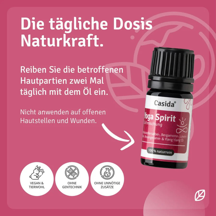 Duftmischung "Yoga Spirit" - Ätherisches Öl 100% Rein (5ml)