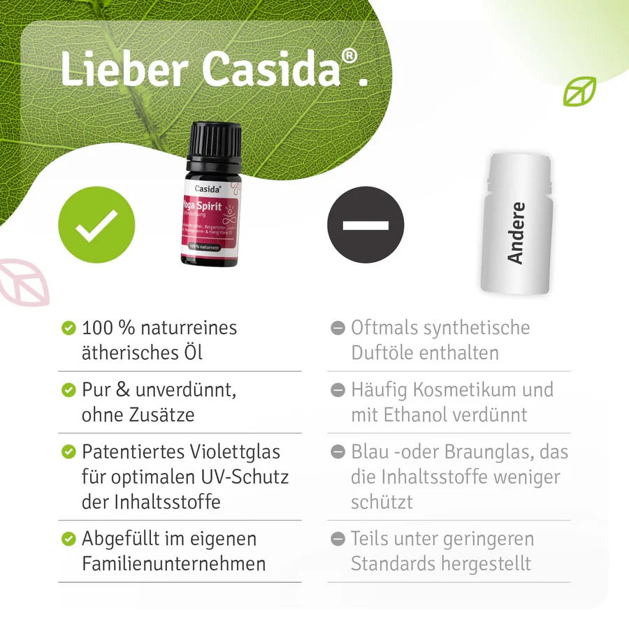 Duftmischung "Yoga Spirit" - Ätherisches Öl 100% Rein (5ml)