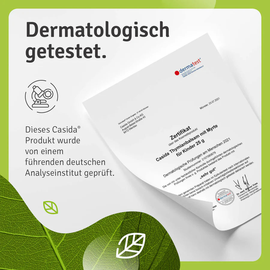 Engelwurz & Thymianbalsam Myrte Kinder Set - Aromapflege bei Erkältung und Schnupfennase