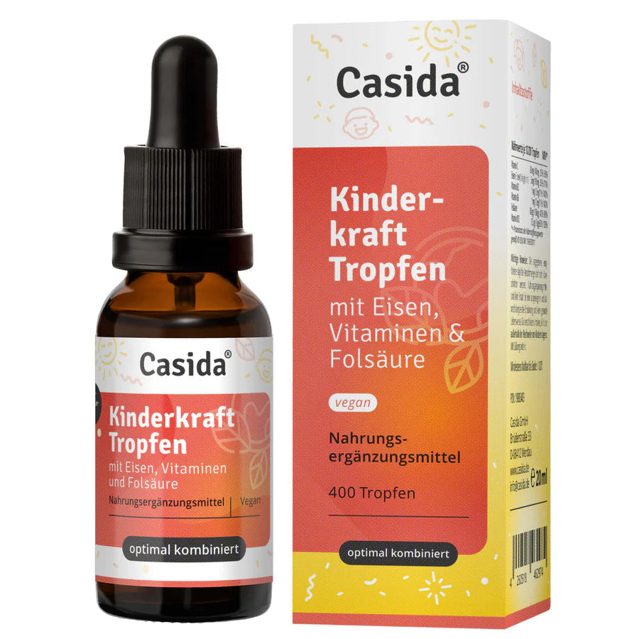 Kinderkraft Tropfen mit Eisen, Vitaminen, Folsäure (20 ml)