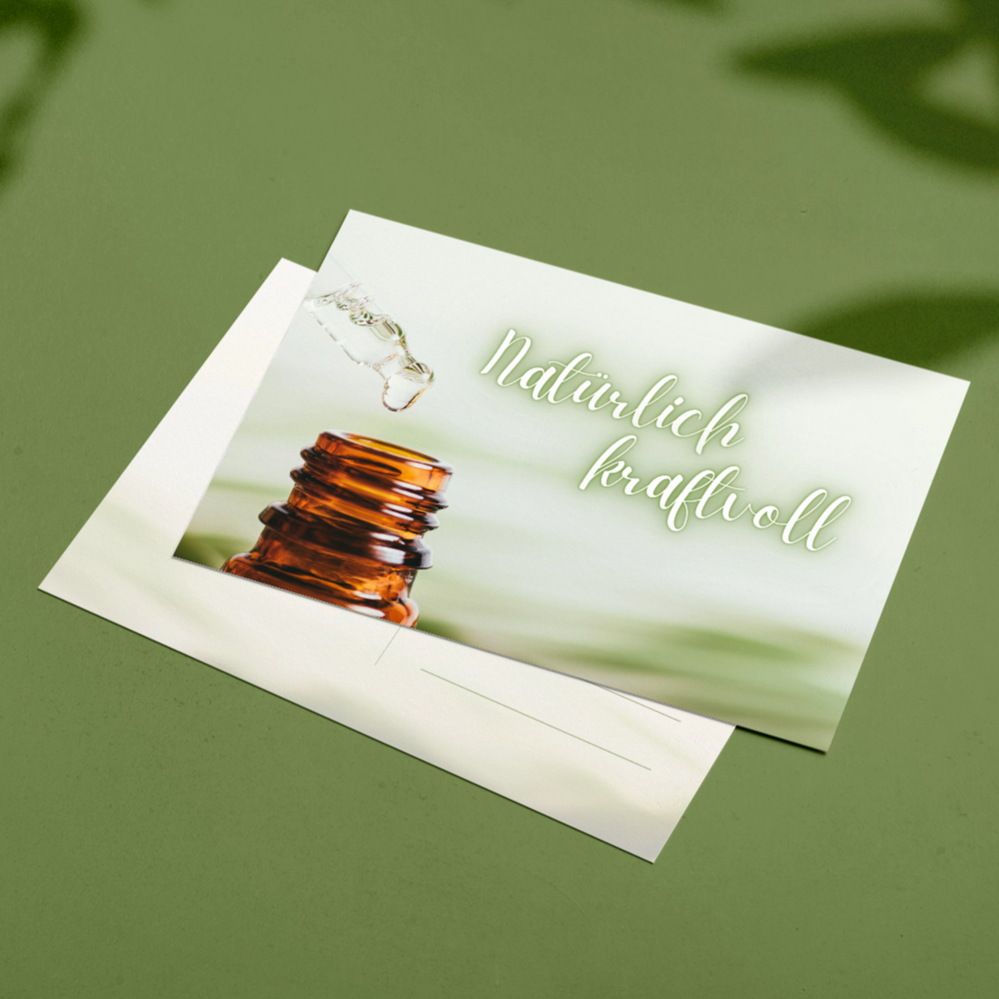 Postkarte Ätherische Öle