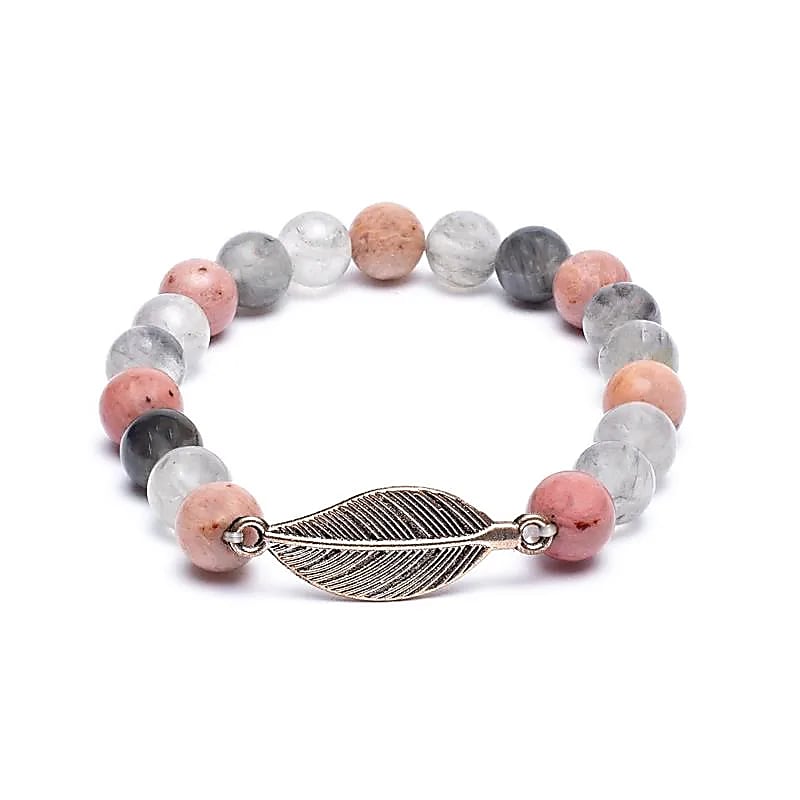 Armband „Feather Grace“ – Liebe, Balance und Freiheit