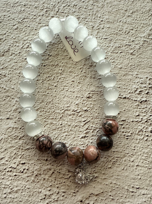✨ Moin Love – Rhodonit & Glitzergruß