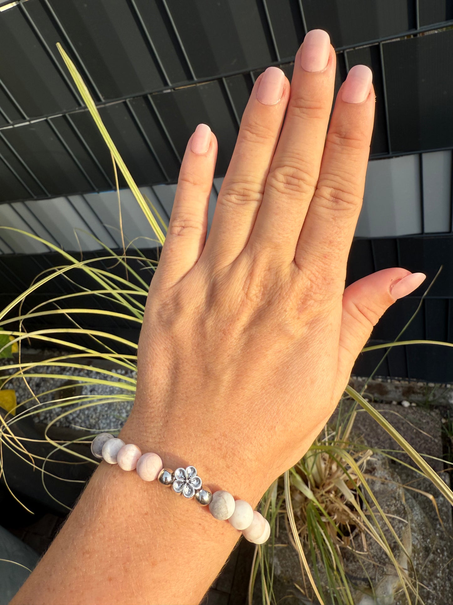🌸 Earth & Grace – Zebra Jaspis & Holz