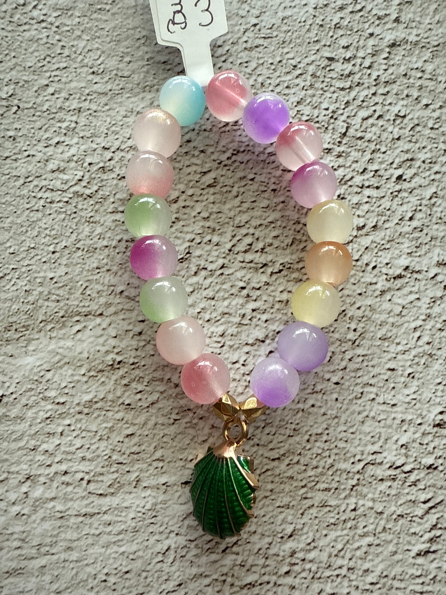 🐚 Bunt & Wild (Kinder) – Steinperlen & Muschel