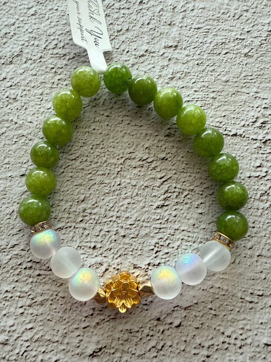 🌼 Light Bloom – Opal, Aventurin & Goldblüte