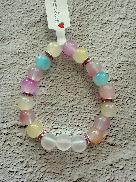 🌈 Zauberglanz (Kinder) – Opal, Glasperlen & Glitzer