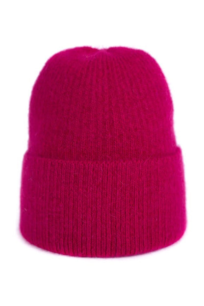 Mütze "Simply" (viele Farben, aus Angora Wolle)
