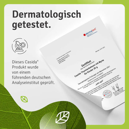 Engelwurz & Thymianbalsam Myrte Kinder Set -  Aromapflege bei Erkältung und Schnupfennase