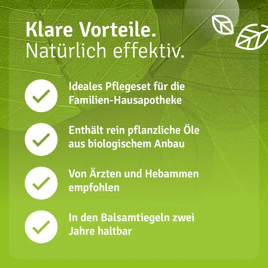 Engelwurz & Thymianbalsam Myrte Kinder Set -  Aromapflege bei Erkältung und Schnupfennase