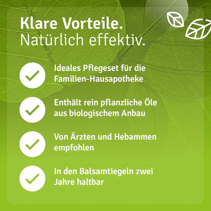 Engelwurz & Thymianbalsam Myrte Kinder Set -  Aromapflege bei Erkältung und Schnupfennase