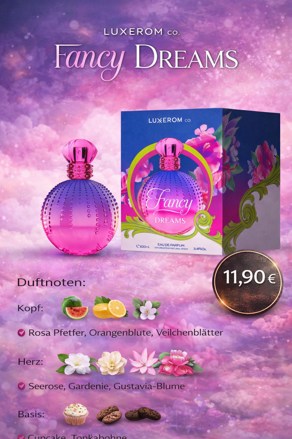 PARFUM 100ML LUXEROM FANCY DREAMS