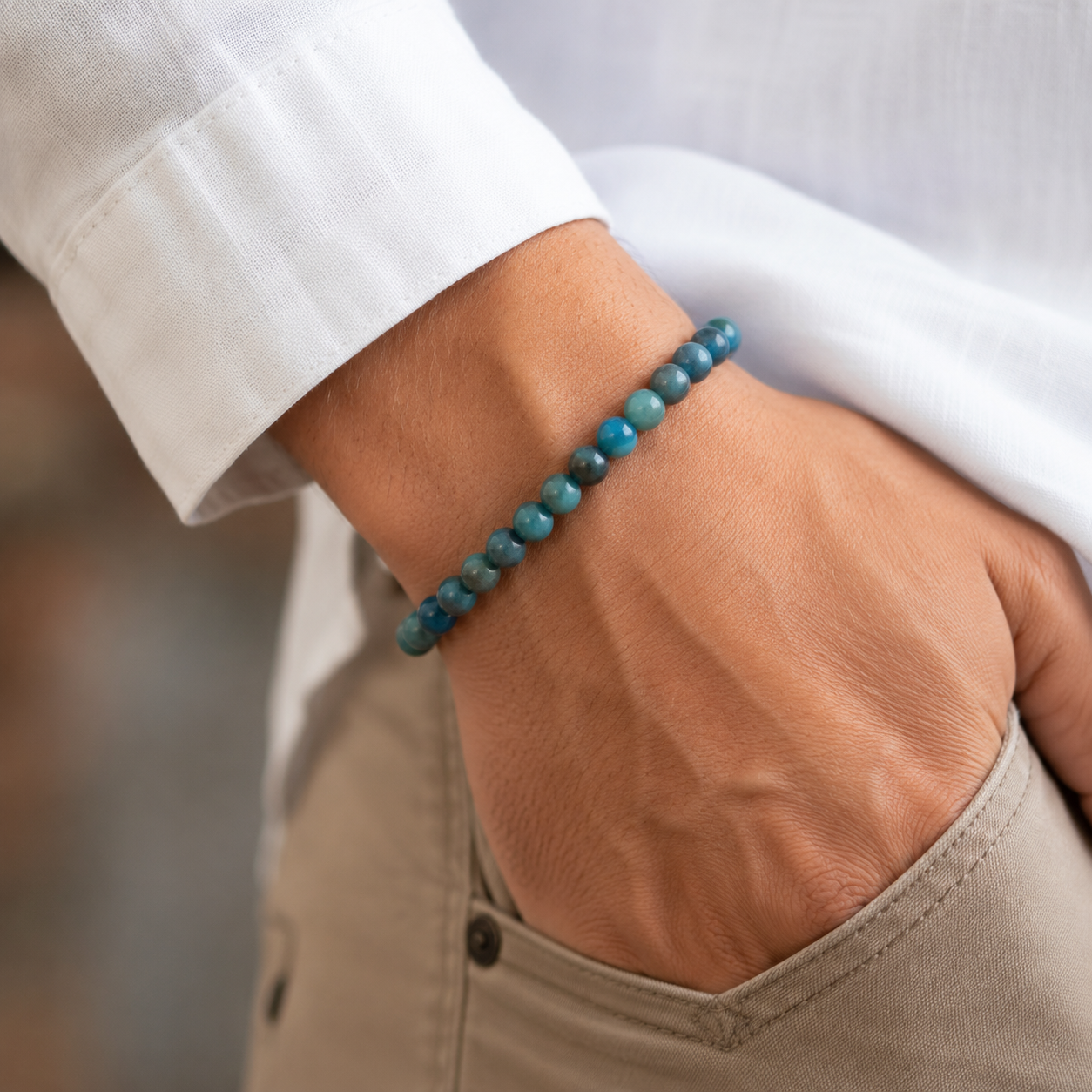 Schlichte Heilstein-Armbänder
