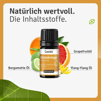 Duftmischung "Glücksbringer" - 100% Reines Ätherisches Öl (5ml)