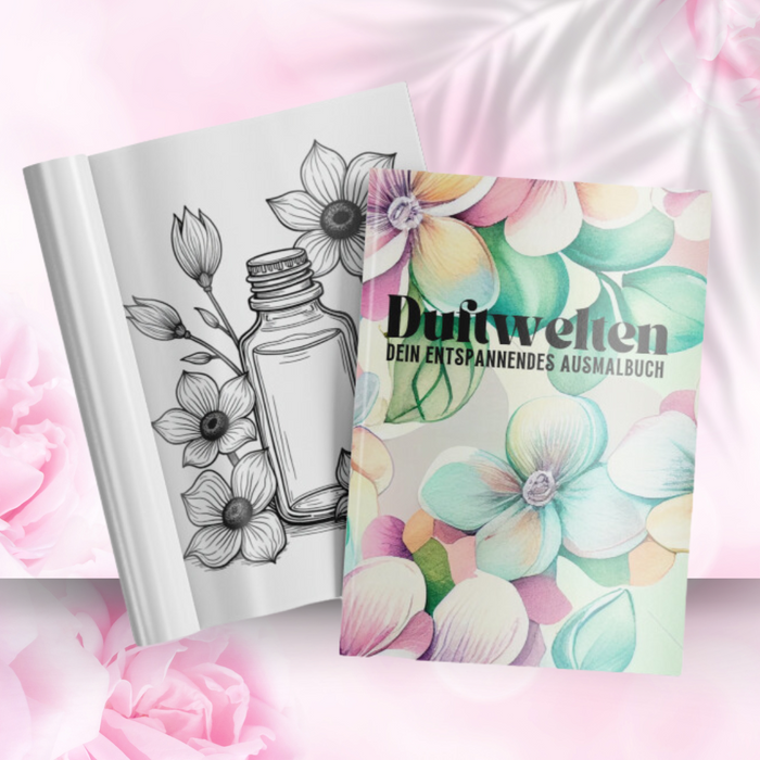 Duftwelten – Ausmalbuch, gedruckte Ausgabe