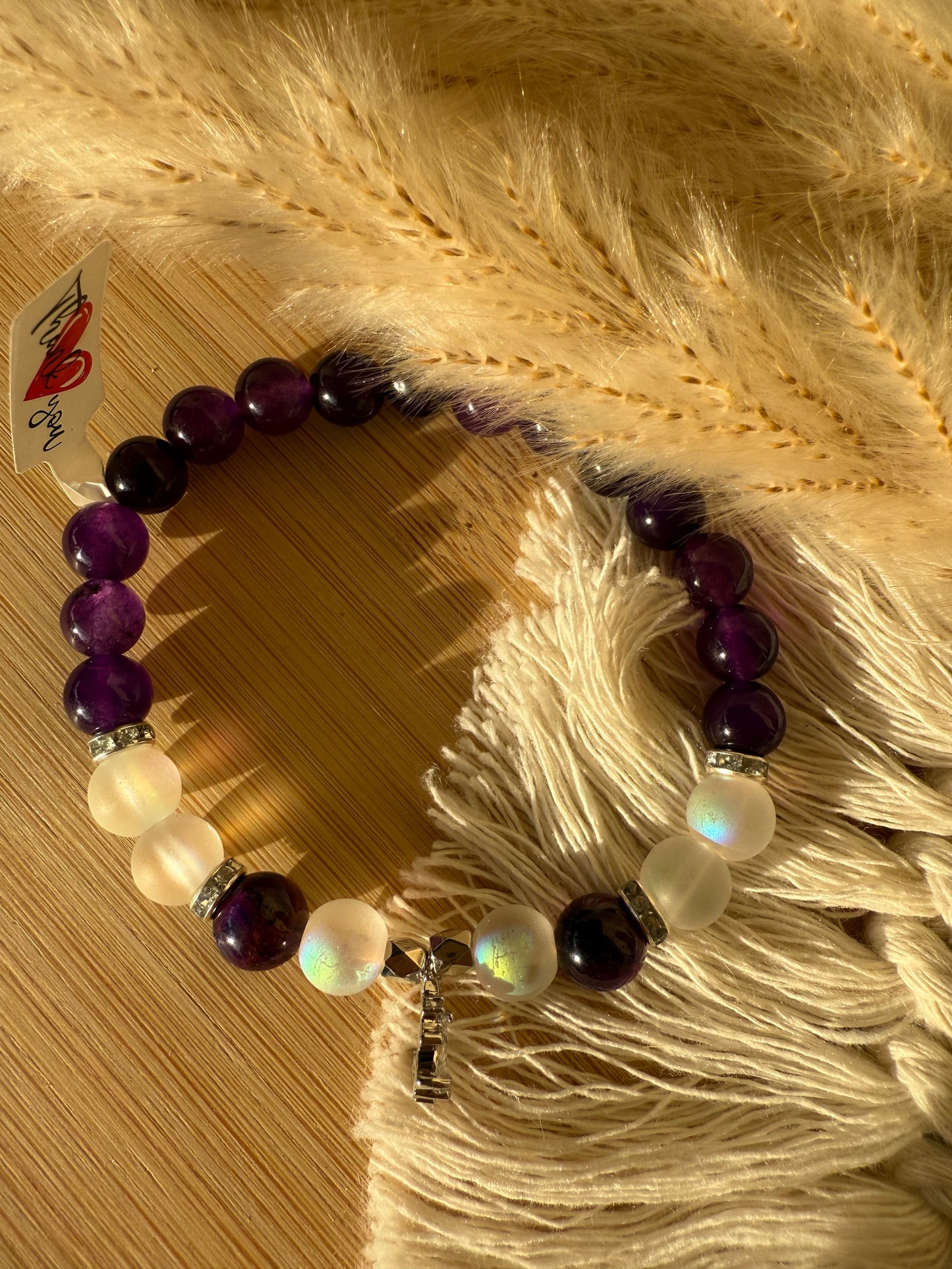 🌕 Moon Magic – Amethyst & Mondstein