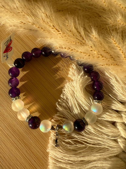 🌕 Moon Magic – Amethyst & Mondstein