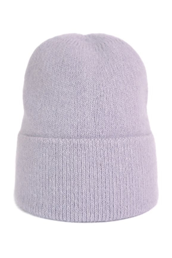 Mütze in pastell lila– modische Mütze für kalte Tage – Essential Anders