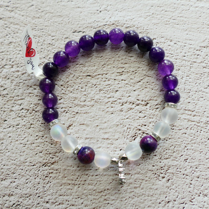 🌕 Moon Magic – Amethyst & Mondstein