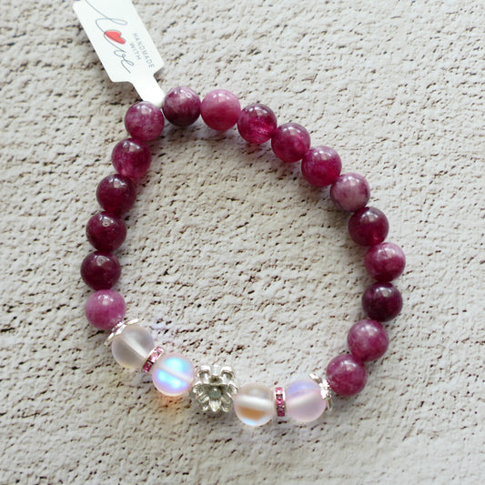 🌸 Bloom Within – Opal & Granat