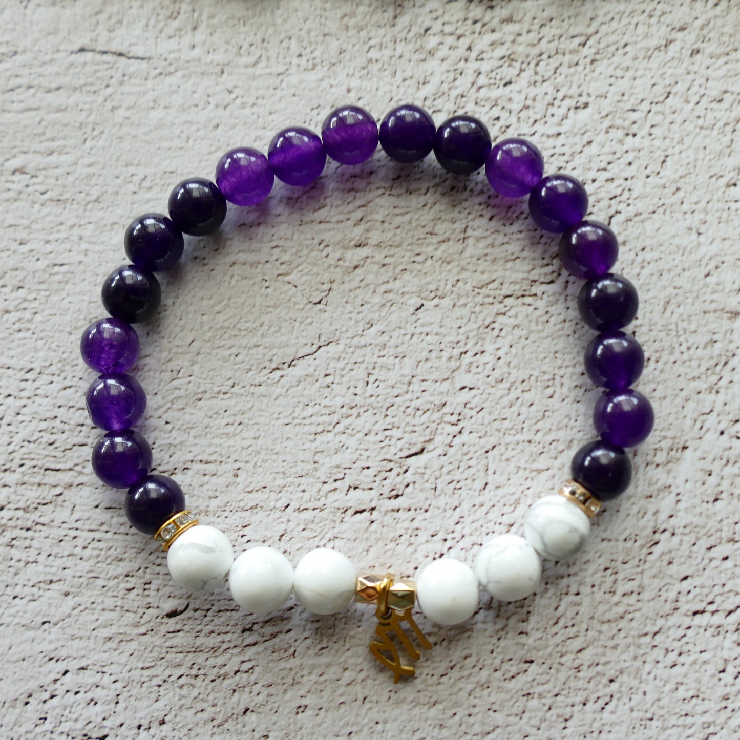 ♍ Jungfrau – Howlith & Amethyst