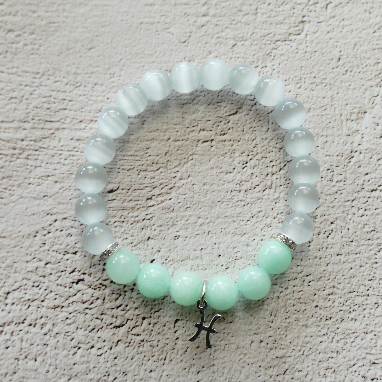 ♓ Fische – Aquamarin & Mondstein