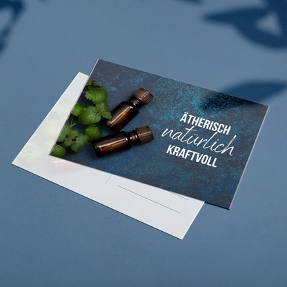Postkarte Ätherische Öle