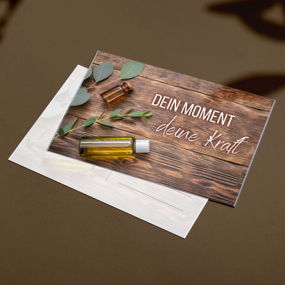 Postkarte Ätherische Öle