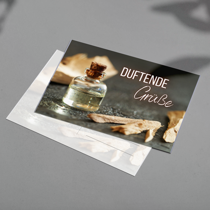 Postkarte Ätherische Öle