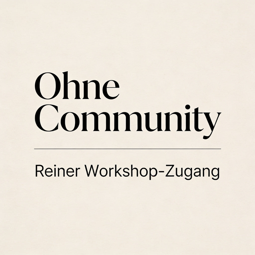 Workshop ohne Community 