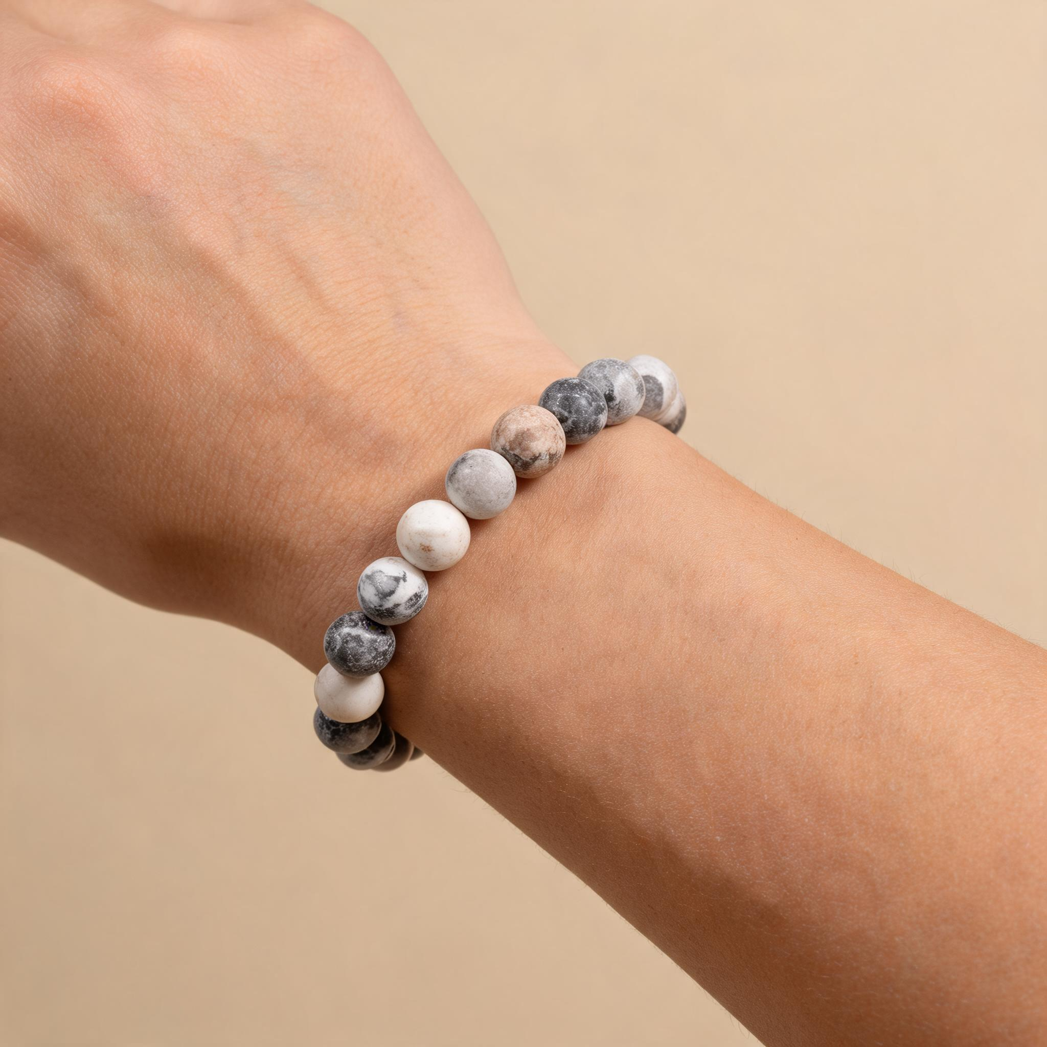 Schlichte Heilstein-Armbänder