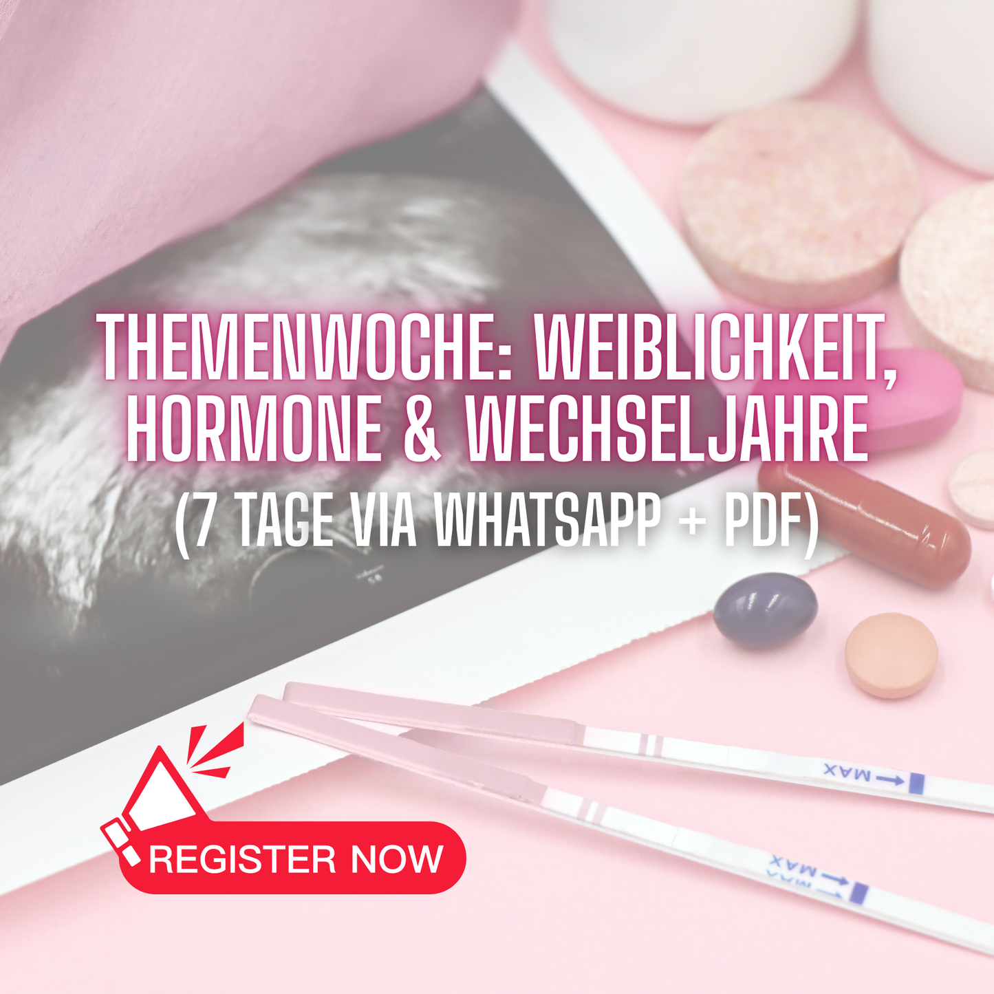 Themenwoche: Weiblichkeit, Hormone & Wechseljahre (WhatsApp + PDF)
